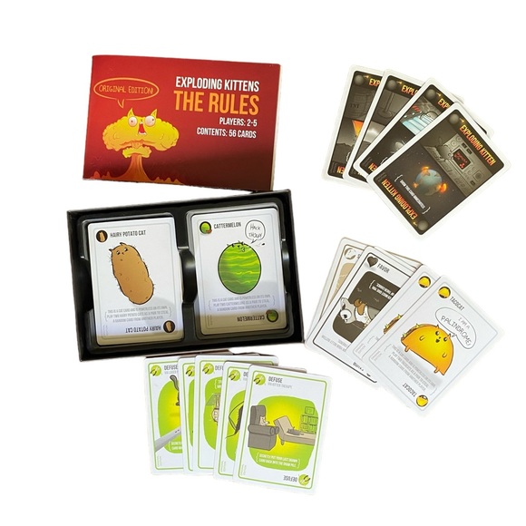 Exploding Kittens Card Game, 2-5 Players - Picture 3 of 5